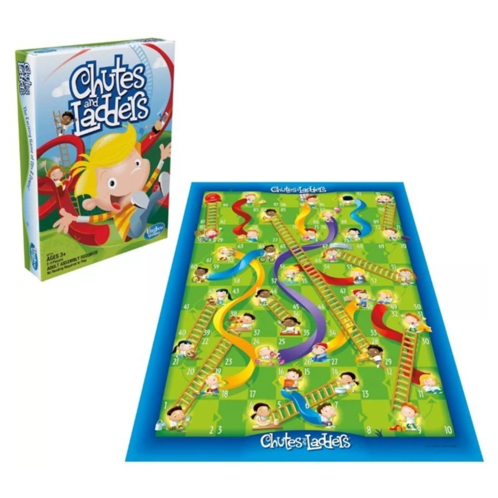 Hasbro Gaming Chutes and Ladders Board Game Factory Sealed A4756 s1